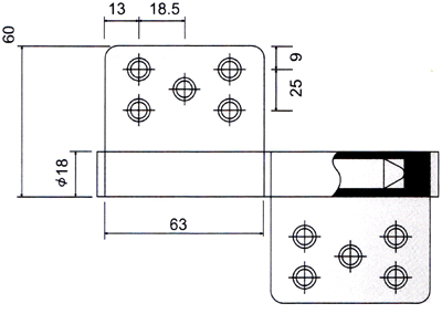 Panasonic hinge