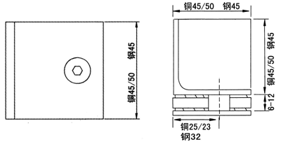 Panasonic glass clamp